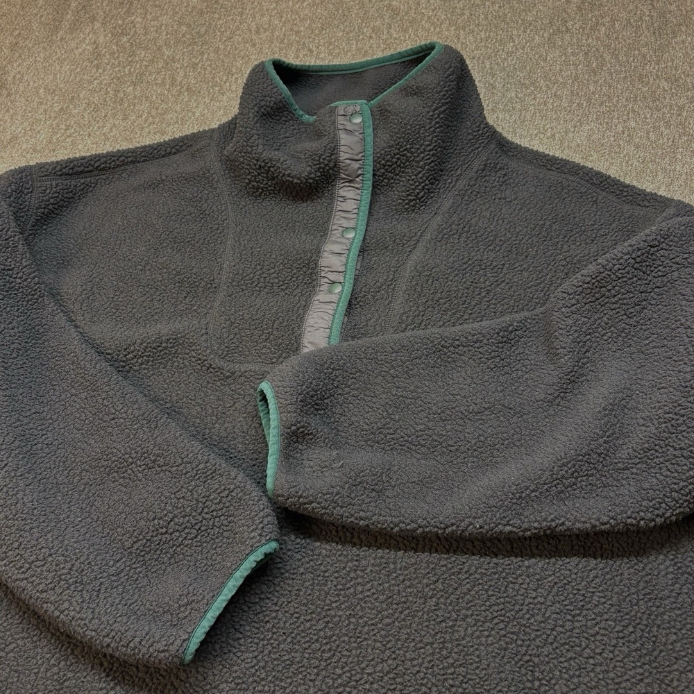 Backcountry 1/4 Snap Sherpa Pullover Mens 2XL Fleece Jacket Sweater Gorpcore